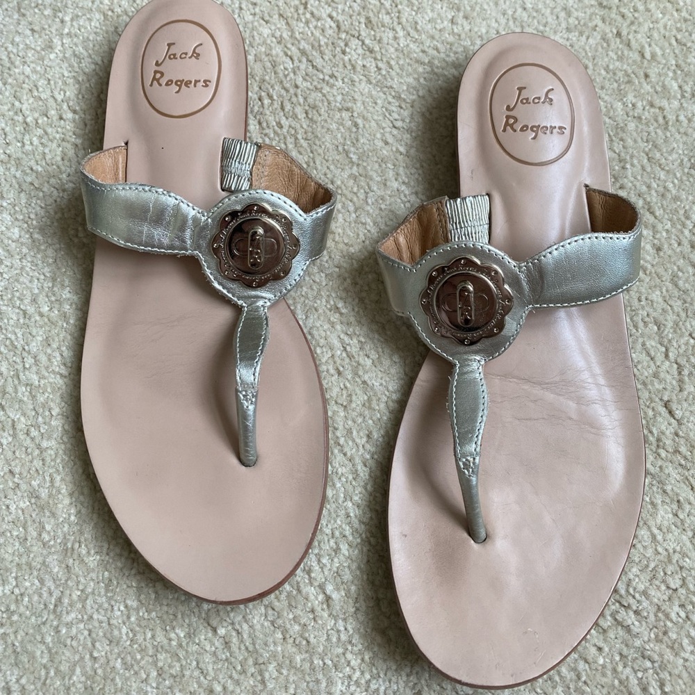 Platinum Jack Rogers Sandals